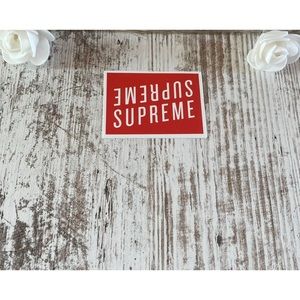 Brand new Supreme sticker